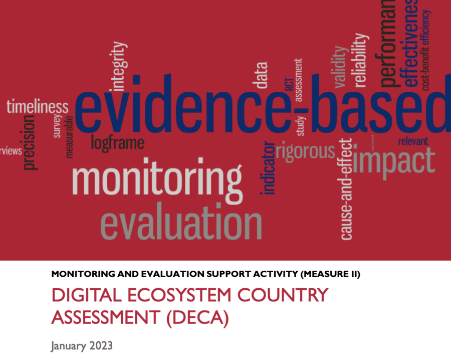 Cover photo for the Bosnia & Herzegovina Digital Ecosystem Country Assessment (DECA).
