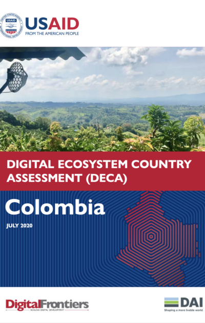 Cover photo for Colombia's Digital Ecosystem Country Assessment (DECA) of a scenic outlook.