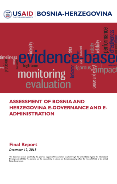 Bosnia and Herzegovina E-Governance and E-Administration