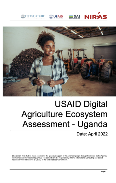 Uganda Digital Agriculture Ecosystem Assessment
