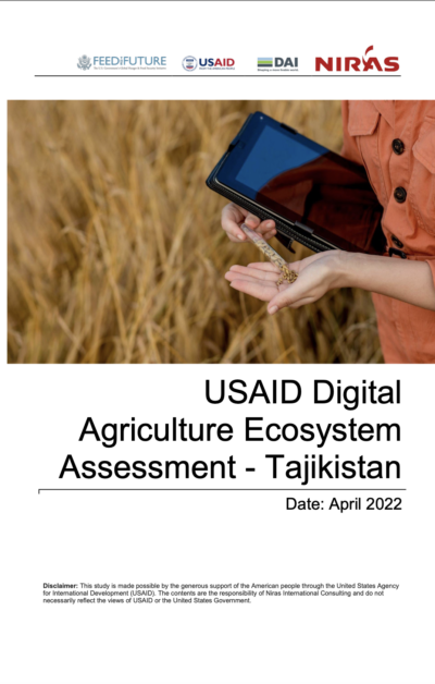 Tajikistan Digital Agriculture Ecosystem Assessment