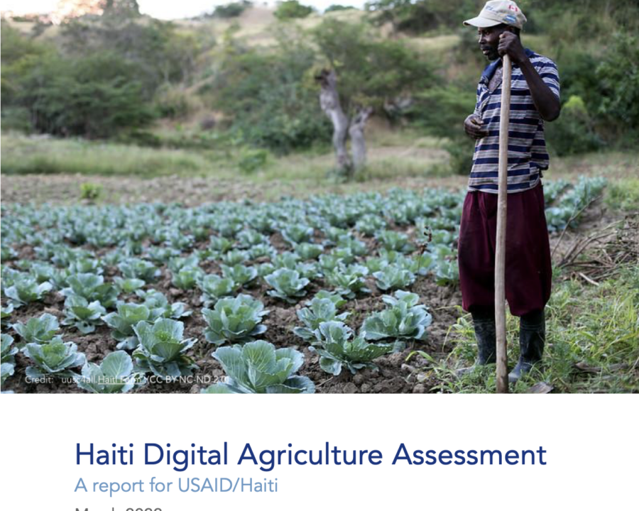 Haiti Digital Agriculture Assessment